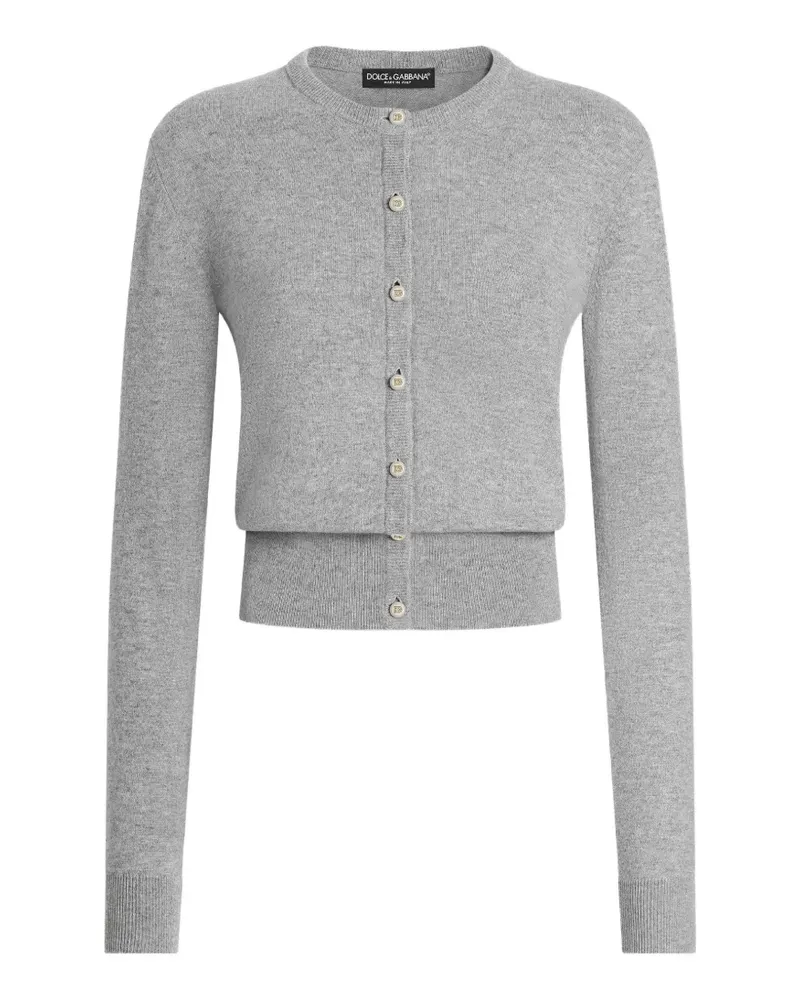 Dolce & Gabbana Cardigan aus Kaschmir - Grau Grau