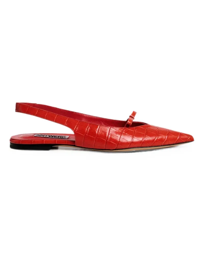 Essentiel Flache Klat2 Slingback-Pumps - Rot Rot