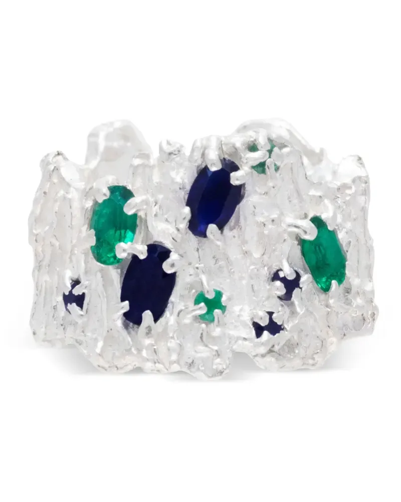 Loveness Lee Shitake Ring - Silber Silber