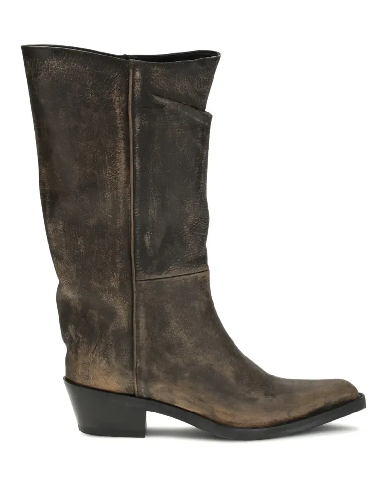 KHAITE Clive Stiefel mit spitzer Kappe - Braun Braun