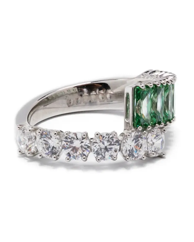 Swarovski Matrix Ring - Silber Silber
