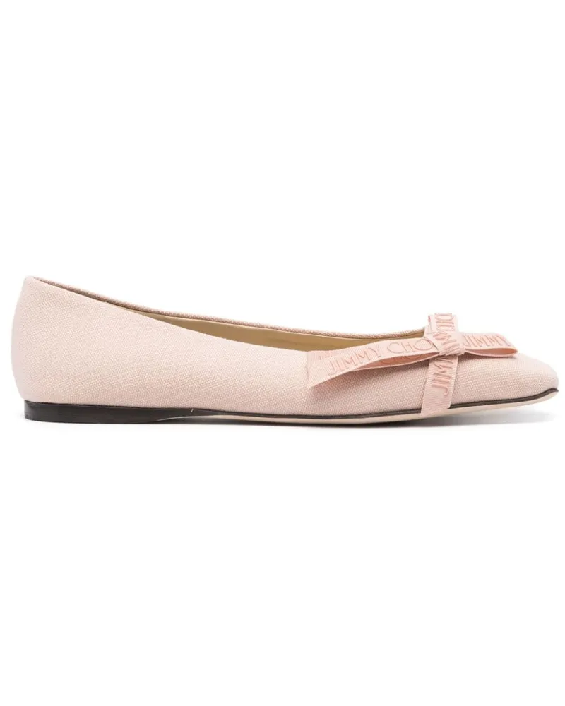 Jimmy Choo Veda Ballerinas Nude