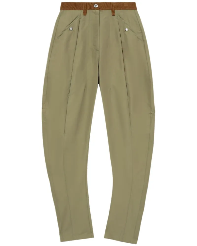 KIKO KOSTADINOV Tapered-Hose mit Faltendetail - Grün Grün