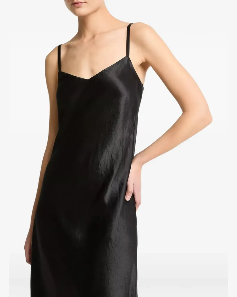 Vince Minikleid aus Satin - Schwarz Schwarz