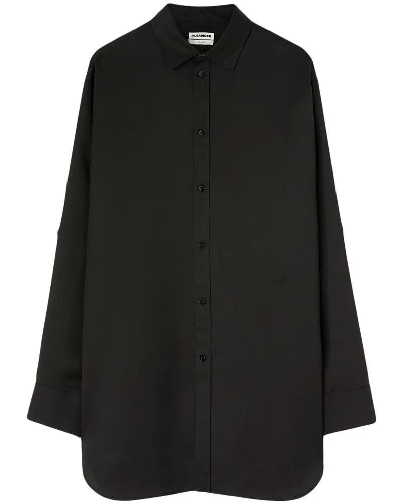 Jil Sander Langärmeliges Friday P.M. Hemd - Schwarz Schwarz
