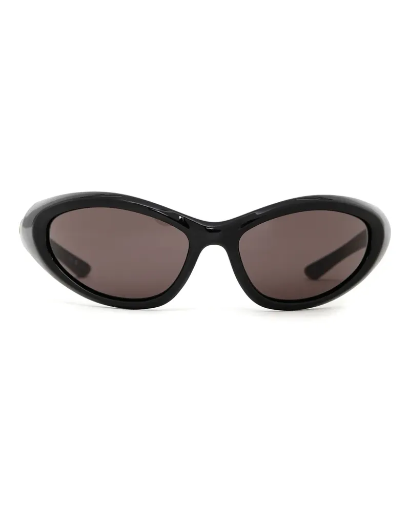 Balenciaga Sporty B Sonnenbrille - Schwarz Schwarz