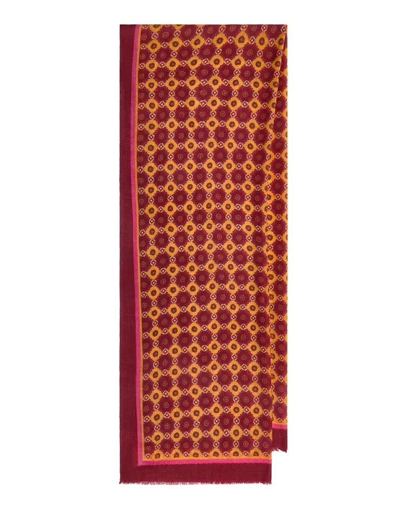 Maliparmi Schal mit geometrischem Muster - Rot Rot