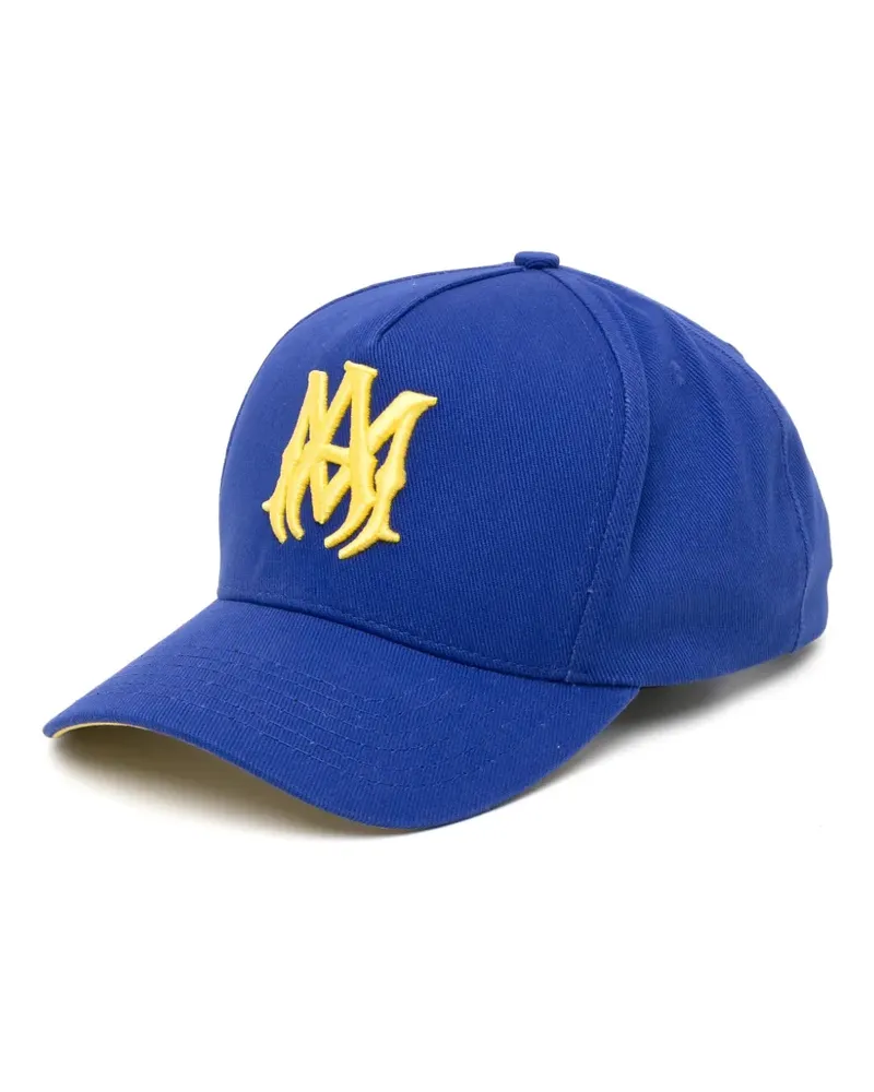 Amiri MA Baseballkappe mit Logo-Stickerei - Blau Blau