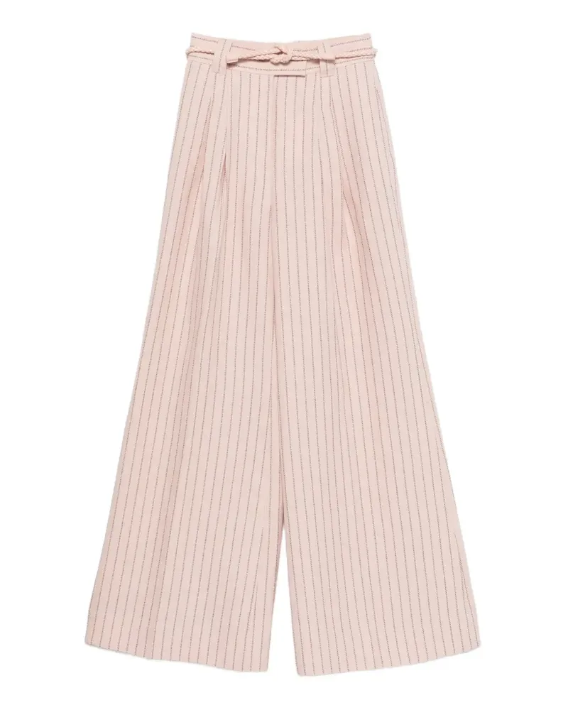 Zimmermann Gestreifte Alchemy Hose - Rosa Rosa