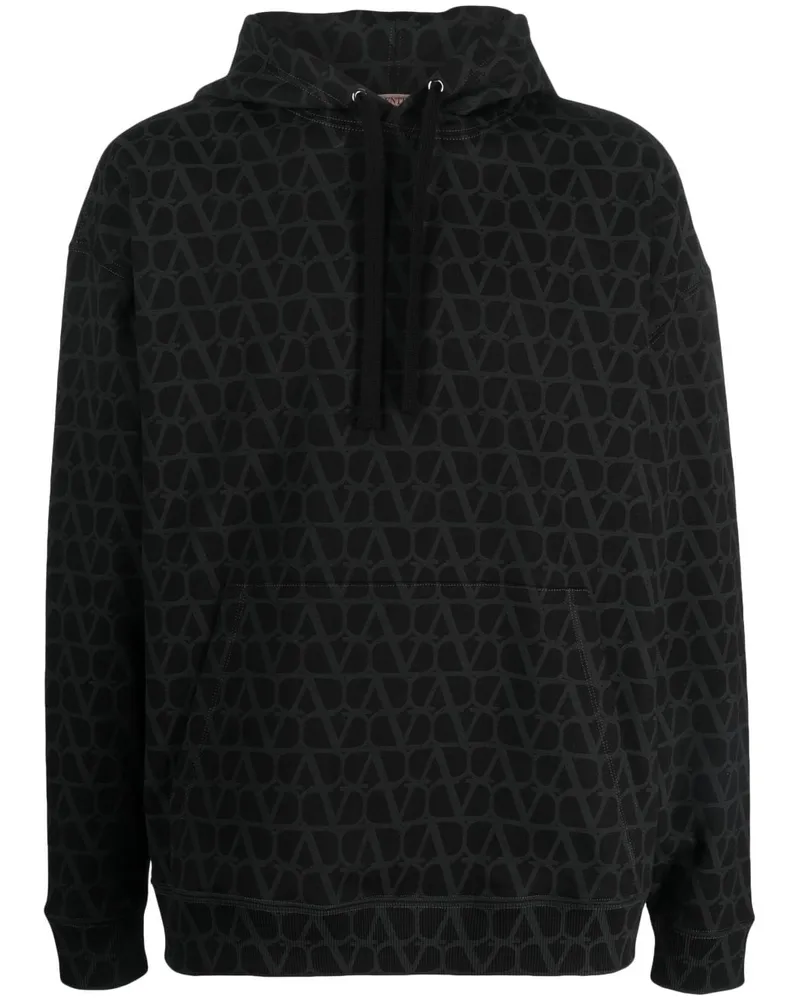 Valentino Garavani Hoodie mit Toile Iconographe-Print - Schwarz Schwarz