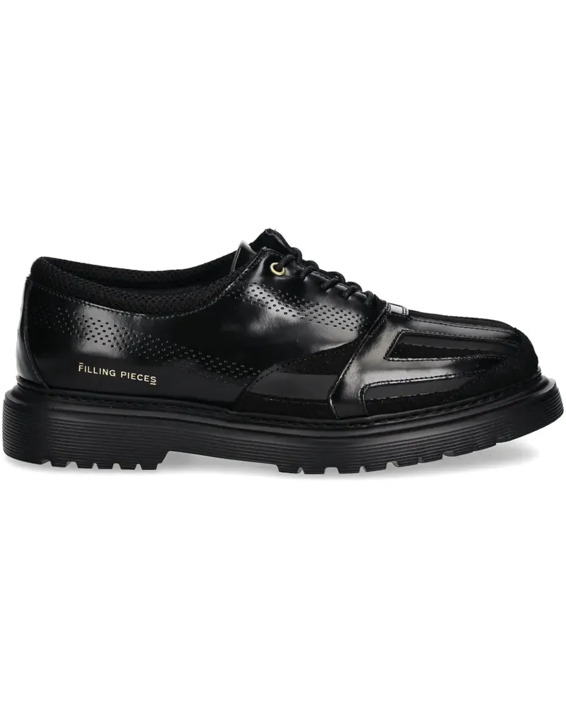 Filling Pieces Reaf Schnürschuhe - Schwarz Schwarz