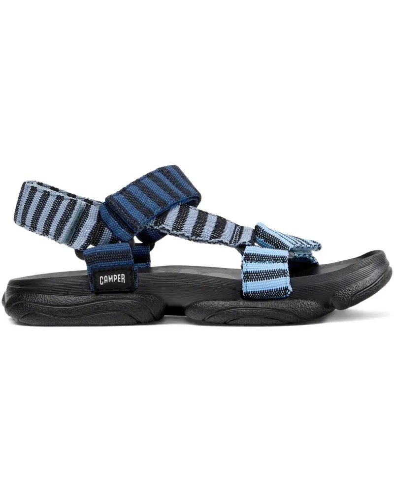 Camper Gestreifte Karst Sandalen - Blau Blau