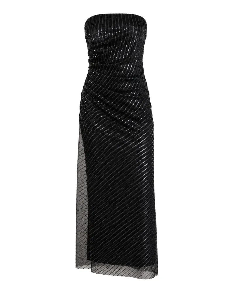 Kaos sequin-embellished strapless maxi dress - Schwarz Schwarz