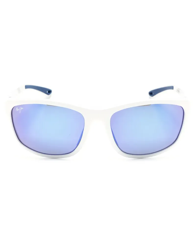 Maui Jim Polarisierte Nuu Landing Sonnenbrille - Weiß Weiß