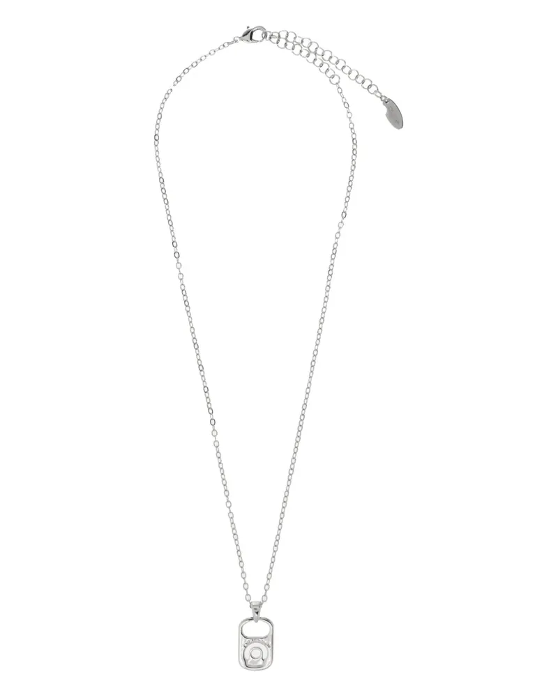 OFF-WHITE chain-link pendant necklace - Silber Silber