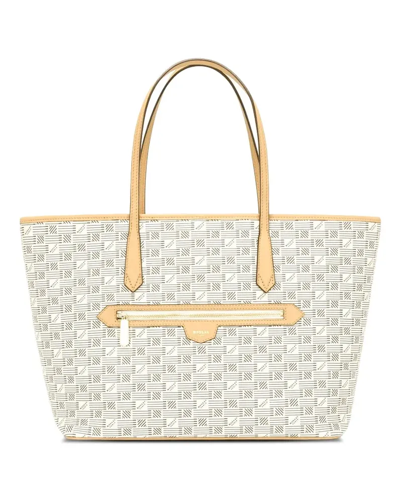 Moreau Paris Monaco monogram-pattern tote bag - Nude Nude
