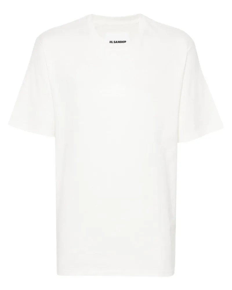 Jil Sander T-Shirt mit Logo-Print - Nude Nude