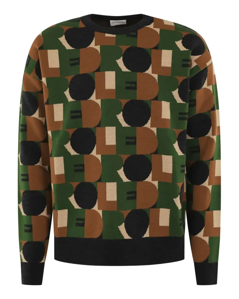 Drôle de Monsieur Le Pull Drôle Pullover - Grün Grün