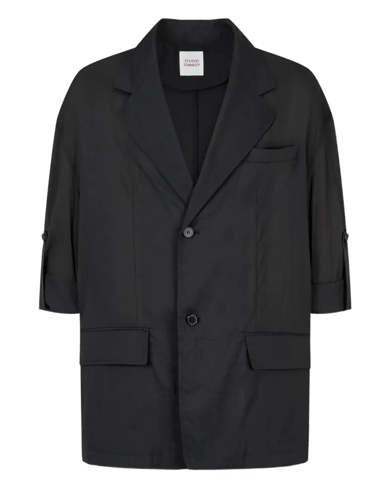 STUDIO TOMBOY Geknöpfte Jacke mit kurzen Ärmeln - Grau Grau
