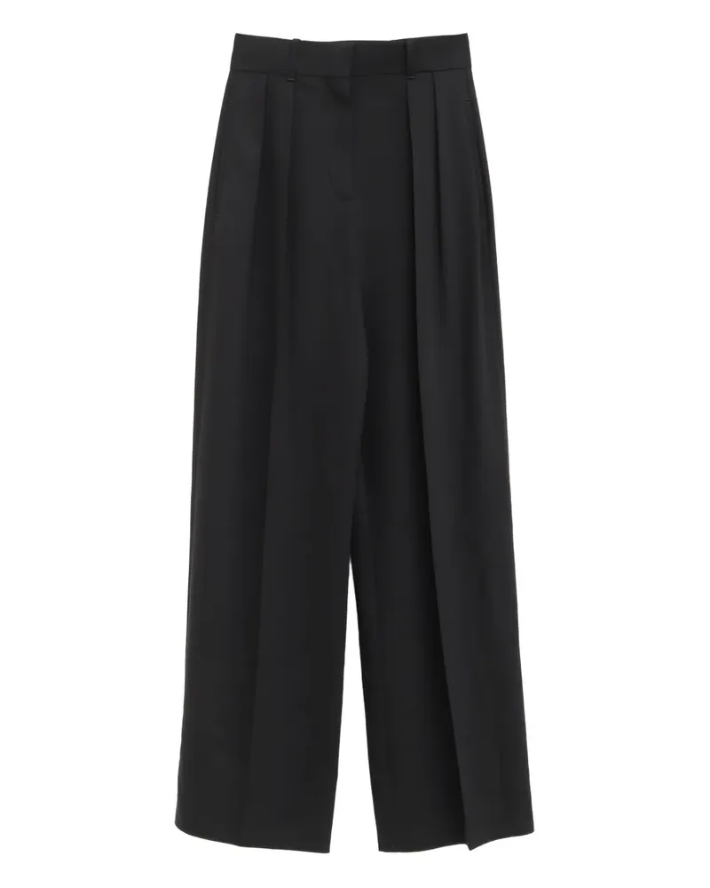 Loewe Hose mit Falten - Schwarz Schwarz