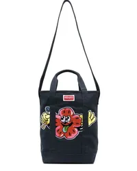 Kenzo Shopper mit Logo-Patch Blau