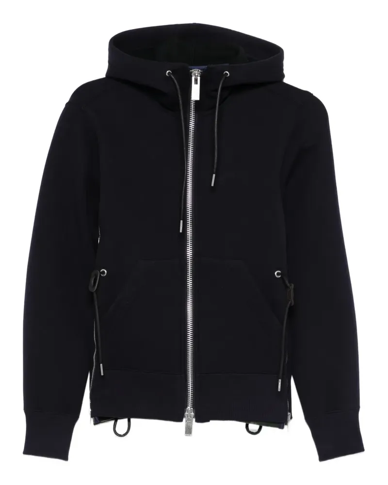 Sacai zip top hoodie - Blau Blau