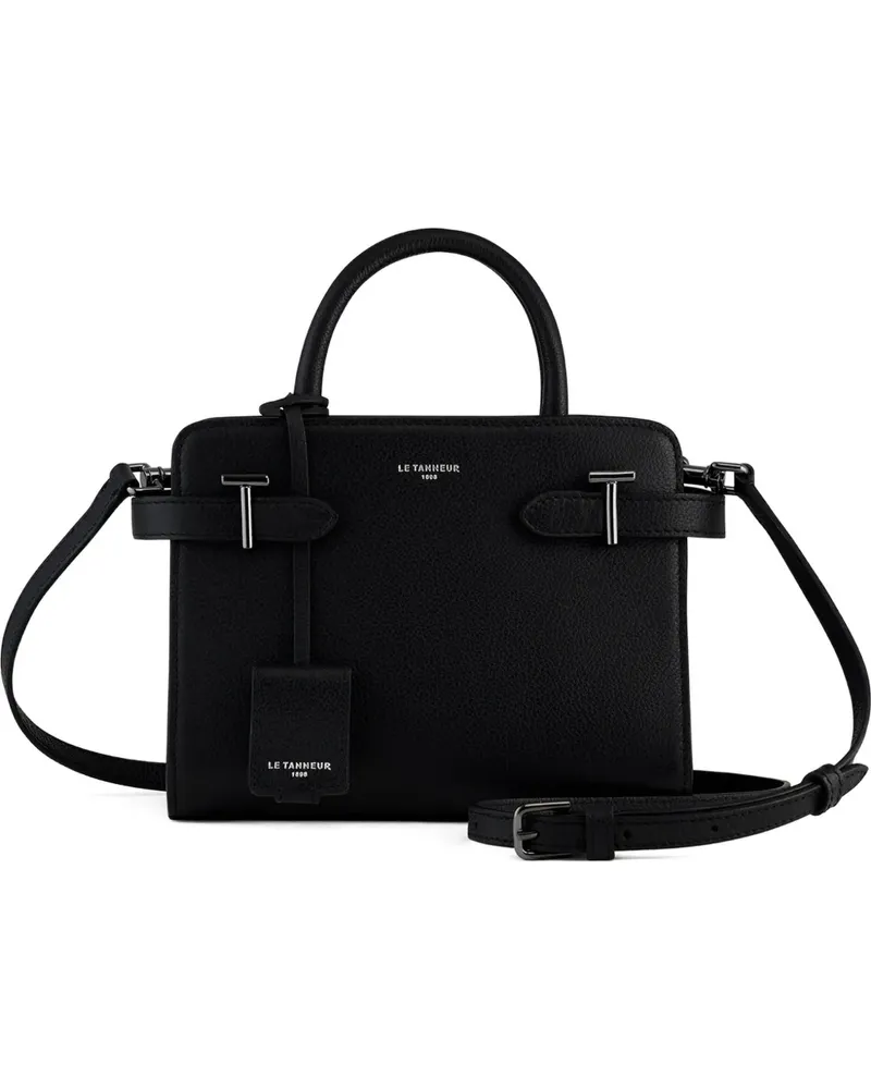 Le Tanneur Emilie buckle pebbled tote bag - Schwarz Schwarz