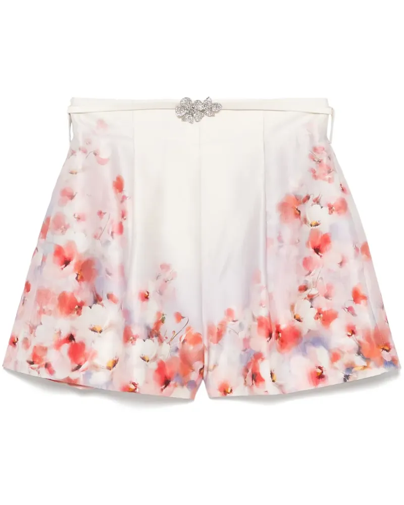 Zimmermann Crush Shorts - Weiß Weiß