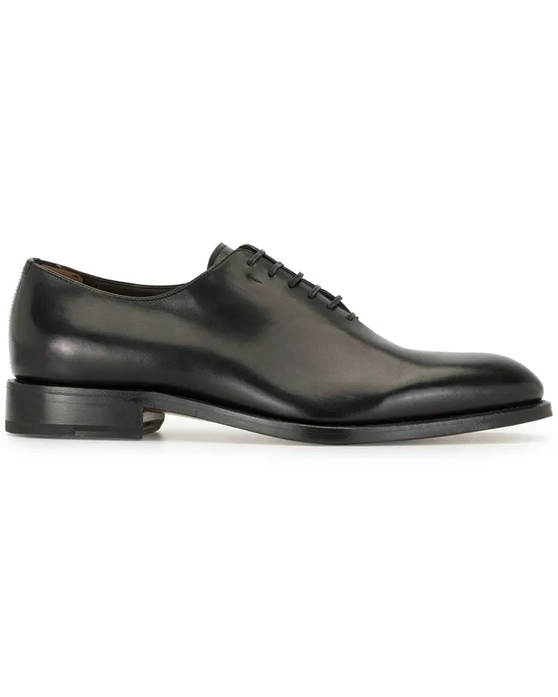 Ferragamo Klassische Oxford-Schuhe Schwarz