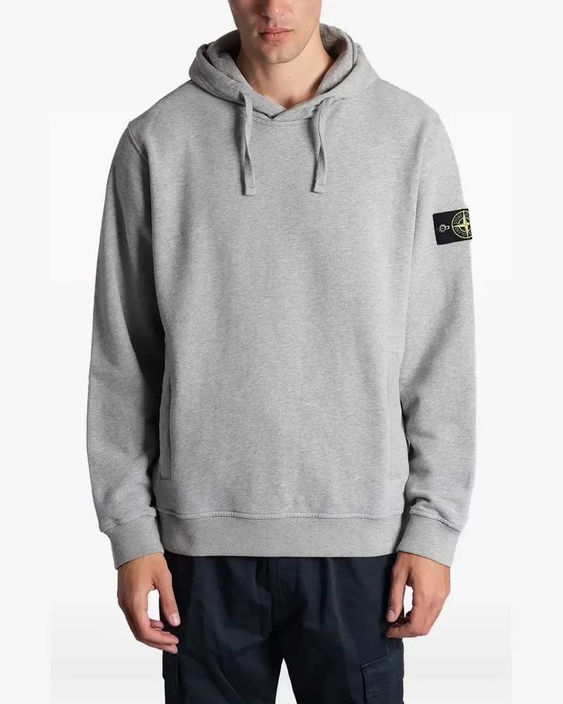 Stone Island Compass-badge hoodie - Grau Grau