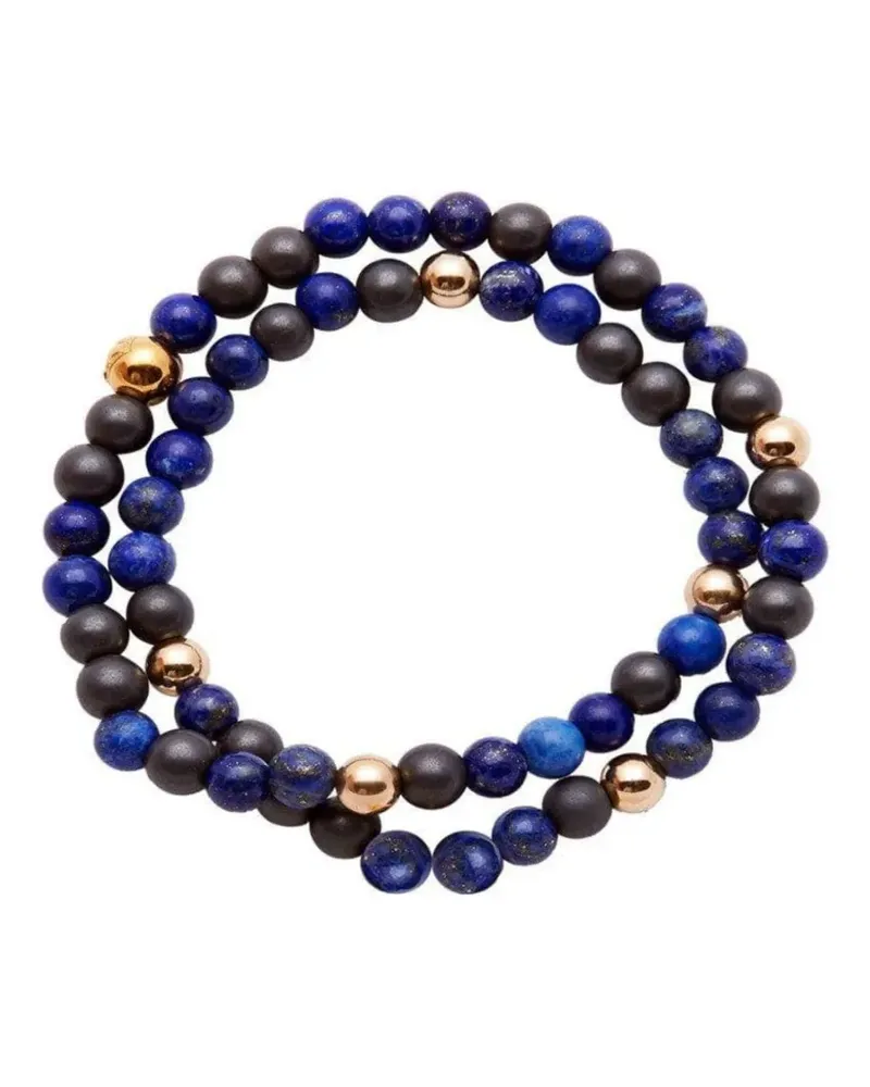 Nialaya Armband im Layering-Look - Blau Blau