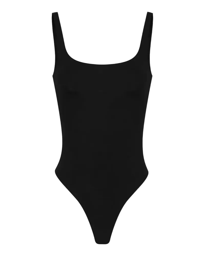 Elisabetta Franchi Body aus leichtem Krepp-Jersey - Schwarz Schwarz