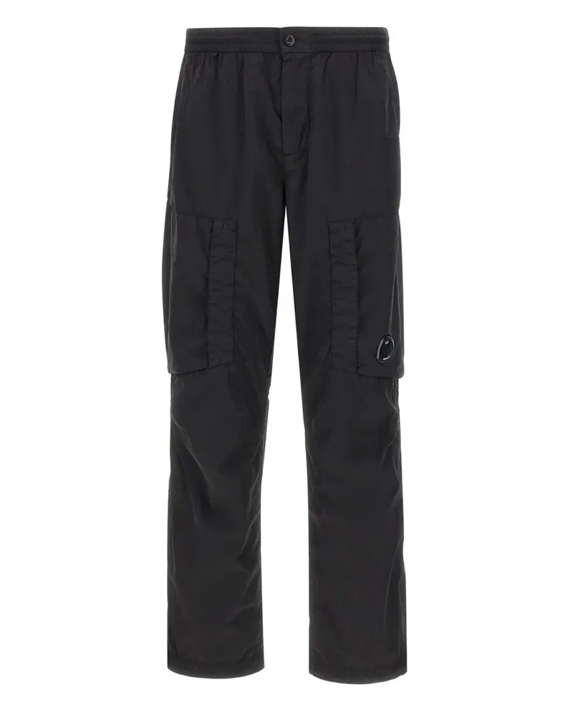 C.P. Company Cargohose mit Linsen-Detail - Schwarz Schwarz