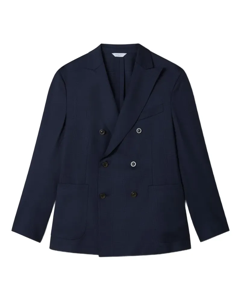 Boglioli K-Suit Anzug mit Prince of Wales-Karo - Blau Blau