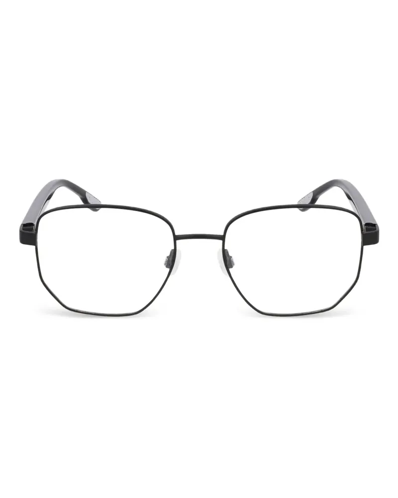 Nike Brille mit geometrischem Gestell - Schwarz Schwarz