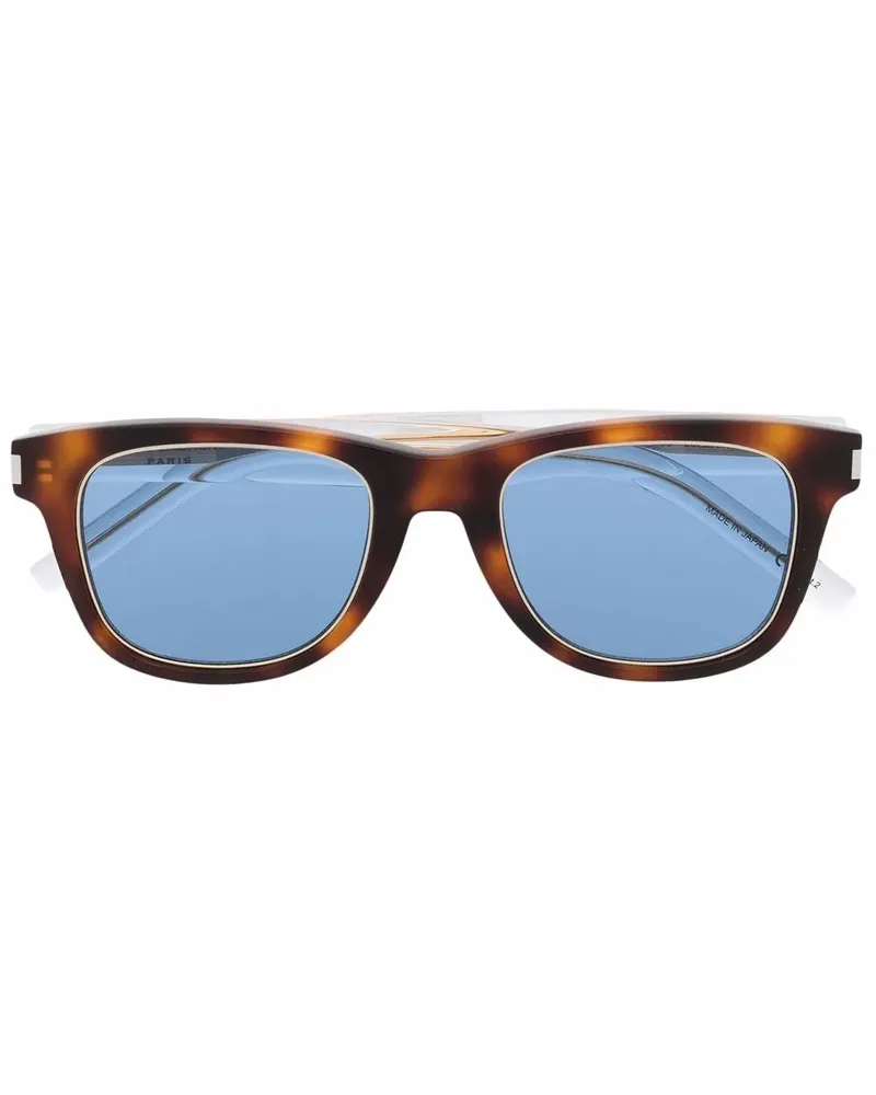 Saint Laurent Sonnenbrille in Schildpattoptik - Braun Braun