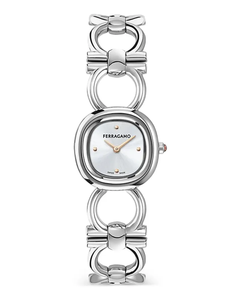Ferragamo Double Gancini 22mm watch - Silber Silber