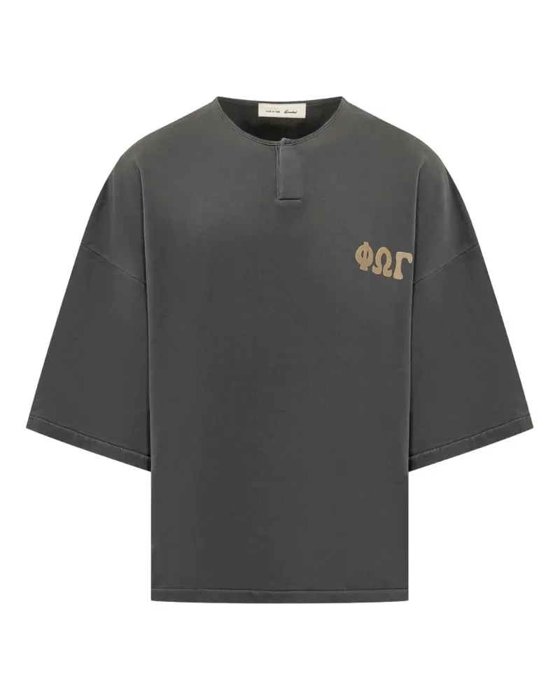 Fear of God 3/4 Henley Sweatshirt - Grau Grau