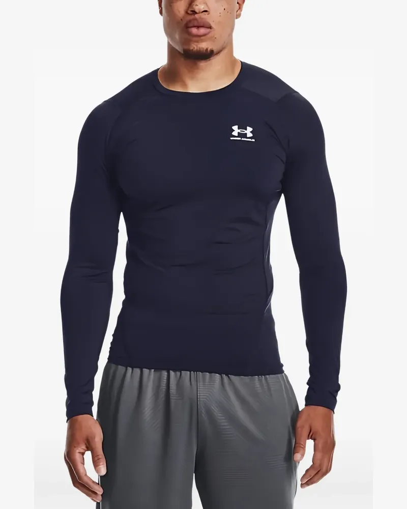 Under Armour T-Shirt mit Logo-Print - Blau Blau