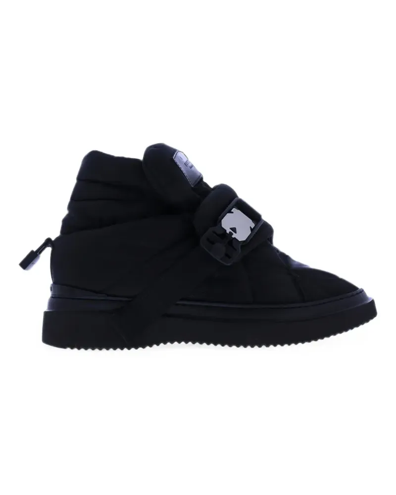 Buscemi quilted buckle-fastening sneakers - Schwarz Schwarz