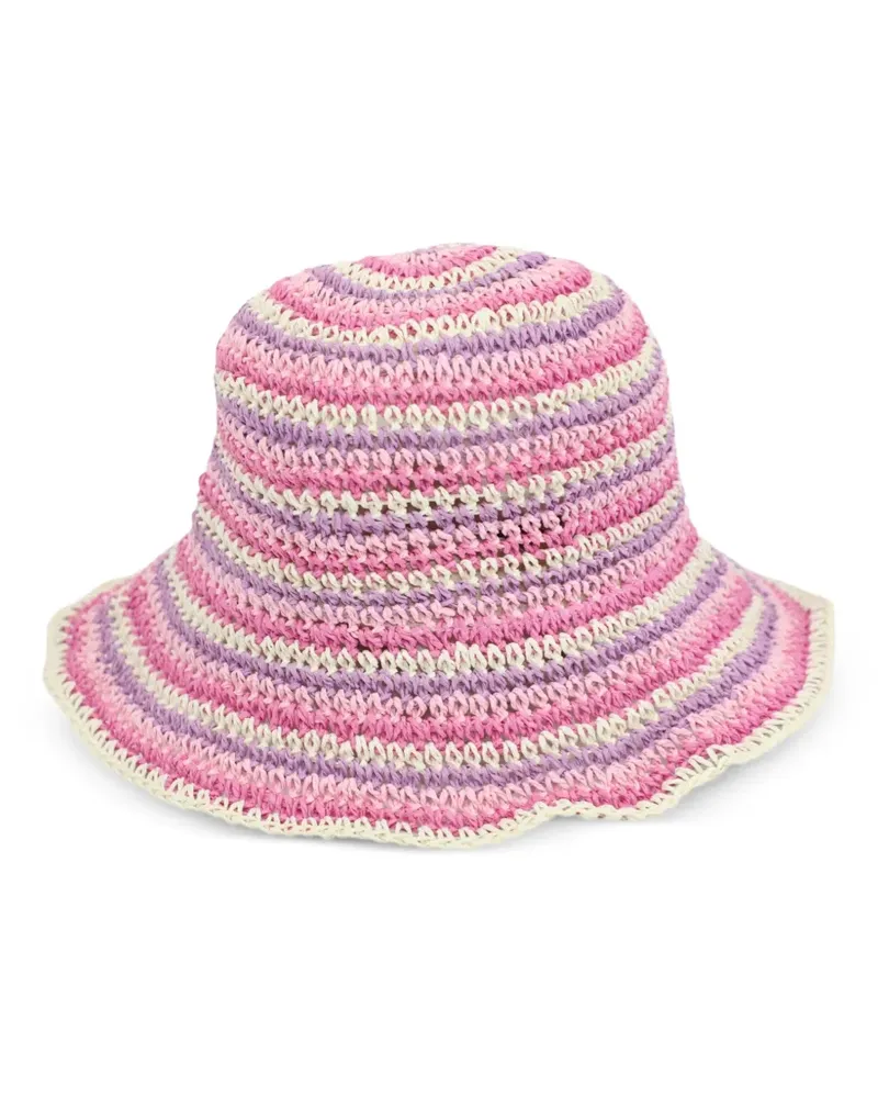 Missoni Gestreifter Fischerhut - Rosa Rosa