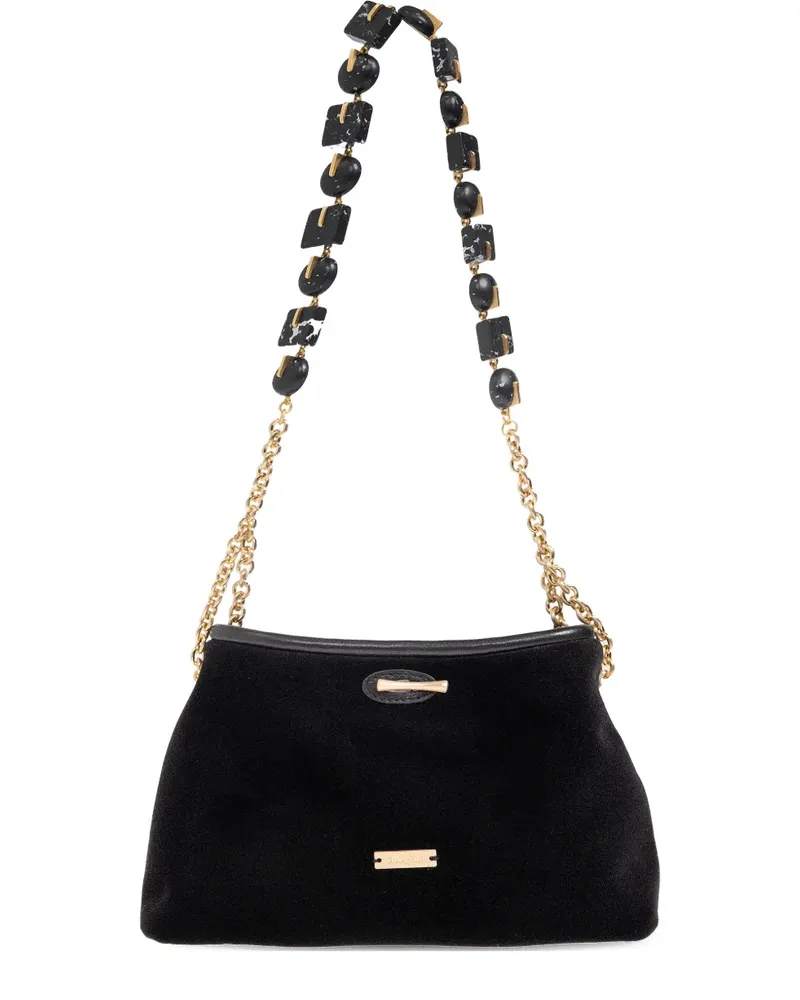 Cult Gaia small Kiraz bead-chain-strap shoulder bag - Schwarz Schwarz