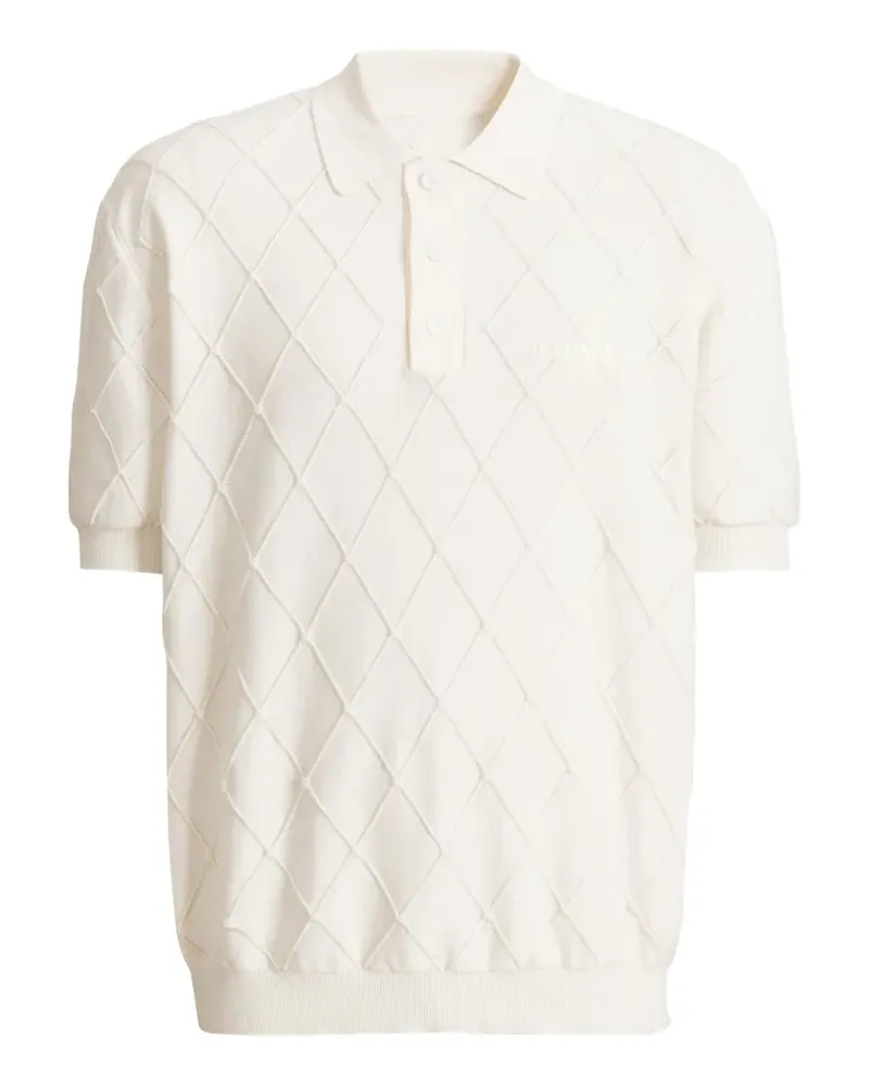 Balmain Vintage knit polo - Nude Nude