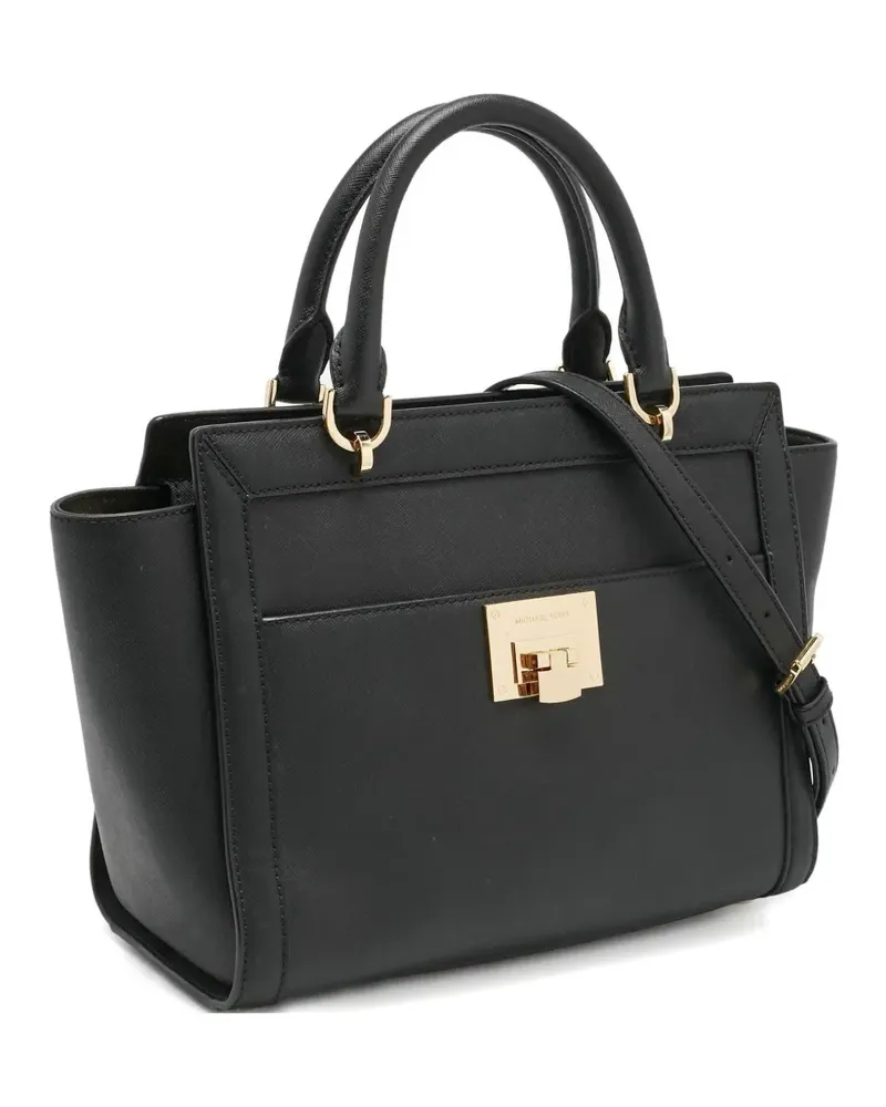 Michael Kors Tina Satchel-Tasche - Schwarz Schwarz
