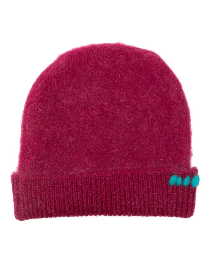 BONSAI Beanie aus Mohair - Rosa Rosa