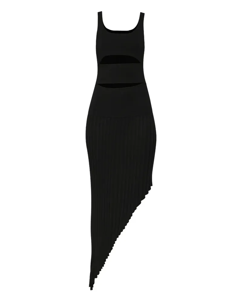 Christopher Esber Asymmetrisches Kleid - Schwarz Schwarz