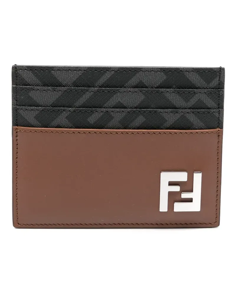 Fendi Kartenetui mit FF - Braun Braun