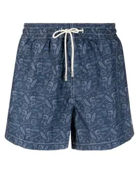 Arrels Barcelona x Jordi Labanda In Summer We Trust Badeshorts Blau