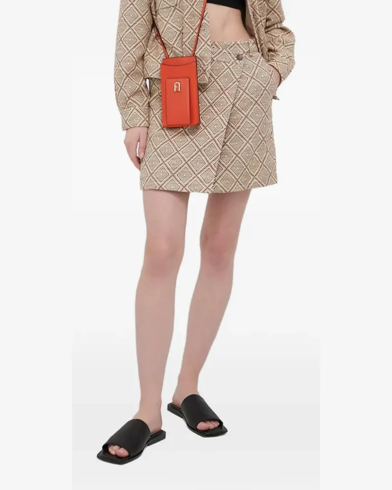 Samsøe & Samsøe Midirock mit Knopfleiste - Braun Braun