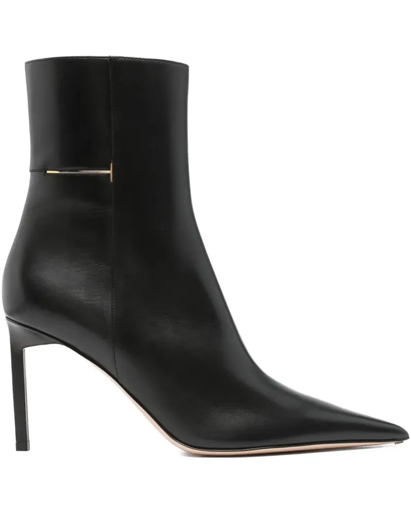 Tom Ford Julianne Stiefel mit spitzer Kappe - Schwarz Schwarz